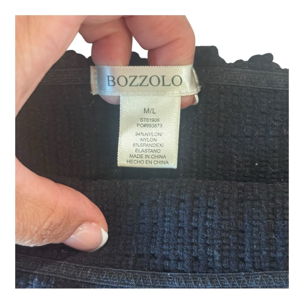 Bozzolo Women's ribbed tube top, Size M/L - Picture 4 of 5